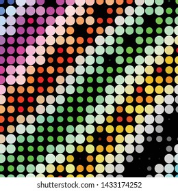 Vintage halftone color texture background. Geometric vector Abstract Texture