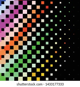 Vintage halftone color texture background. Geometric vector Abstract Texture