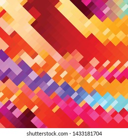 Vintage halftone color texture background. Geometric vector Abstract Texture