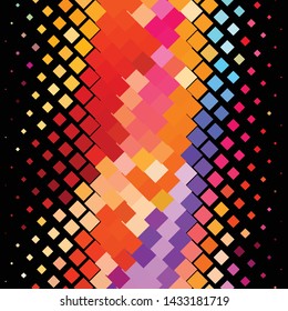 Vintage halftone color texture background. Geometric vector Abstract Texture
