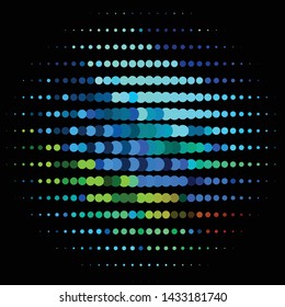 Vintage halftone color texture background. Geometric vector Abstract Texture