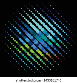 Vintage halftone color texture background. Geometric vector Abstract Texture