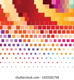 Vintage halftone color texture background. Geometric vector Abstract Texture