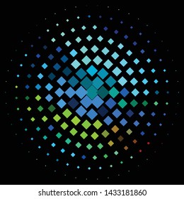 Vintage halftone color texture background. Geometric vector Abstract Texture