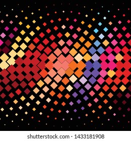 Vintage halftone color texture background. Geometric vector Abstract Texture