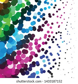 Vintage halftone color texture background. Geometric vector Abstract Texture