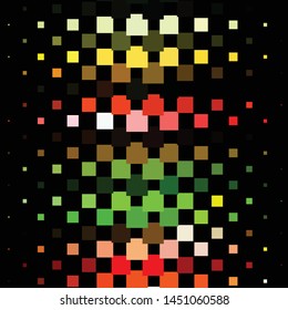 Vintage halftone color texture background. Geometric vector Abstract Texture