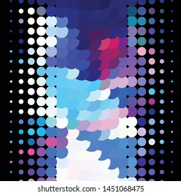 Vintage halftone color texture background. Geometric vector Abstract Texture