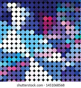 Vintage halftone color texture background. Geometric vector Abstract Texture