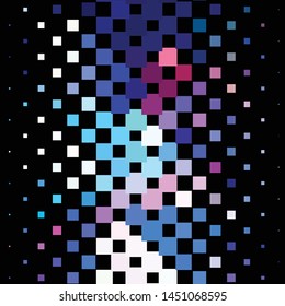 Vintage halftone color texture background. Geometric vector Abstract Texture