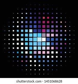 Vintage halftone color texture background. Geometric vector Abstract Texture