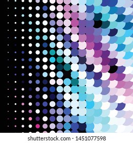 Vintage halftone color texture background. Geometric vector Abstract Texture