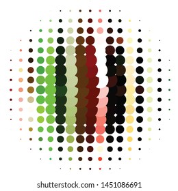Vintage halftone color texture background. Geometric vector Abstract Texture