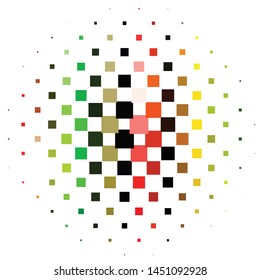 Vintage halftone color texture background. Geometric vector Abstract Texture