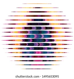 Vintage halftone color texture background. Geometric vector Abstract Texture