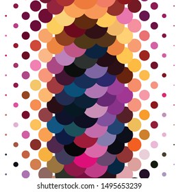 Vintage halftone color texture background. Geometric vector Abstract Texture