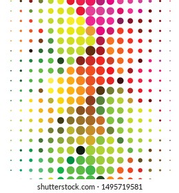 Vintage halftone color texture background. Geometric vector Abstract Texture