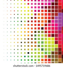 Vintage halftone color texture background. Geometric vector Abstract Texture