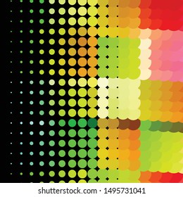 Vintage halftone color texture background. Geometric vector Abstract Texture