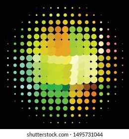 Vintage halftone color texture background. Geometric vector Abstract Texture