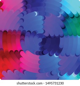 Vintage halftone color texture background. Geometric vector Abstract Texture