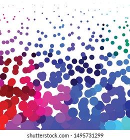 Vintage halftone color texture background. Geometric vector Abstract Texture