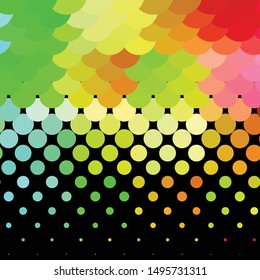 Vintage halftone color texture background. Geometric vector Abstract Texture
