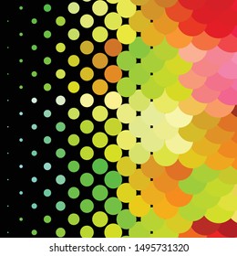 Vintage halftone color texture background. Geometric vector Abstract Texture