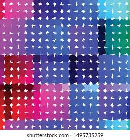 Vintage halftone color texture background. Geometric vector Abstract Texture