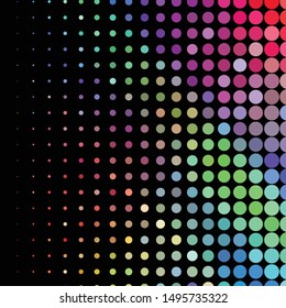 Vintage halftone color texture background. Geometric vector Abstract Texture