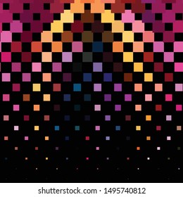 Vintage halftone color texture background. Geometric vector Abstract Texture