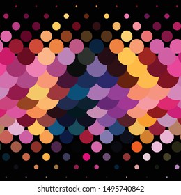 Vintage halftone color texture background. Geometric vector Abstract Texture