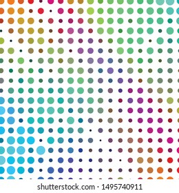 Vintage halftone color texture background. Geometric vector Abstract Texture