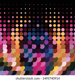 Vintage halftone color texture background. Geometric vector Abstract Texture