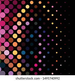 Vintage halftone color texture background. Geometric vector Abstract Texture