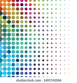 Vintage halftone color texture background. Geometric vector Abstract Texture