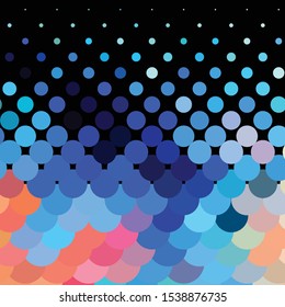 Vintage halftone color texture background. Geometric vector Abstract Texture