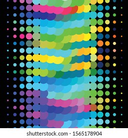 Vintage halftone color texture background. Geometric vector Abstract Texture