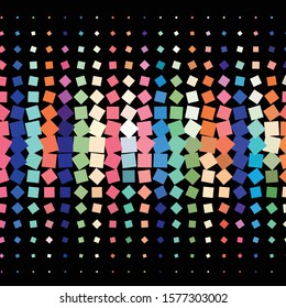 Vintage halftone color texture background. Geometric vector Abstract Texture