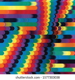 Vintage halftone color texture background. Geometric vector Abstract Texture