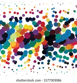 Vintage halftone color texture background. Geometric vector Abstract Texture