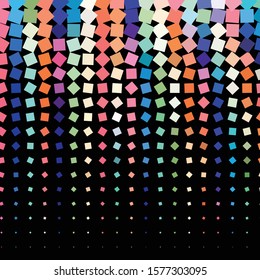 Vintage halftone color texture background. Geometric vector Abstract Texture