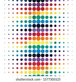 Vintage halftone color texture background. Geometric vector Abstract Texture