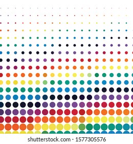 Vintage halftone color texture background. Geometric vector Abstract Texture