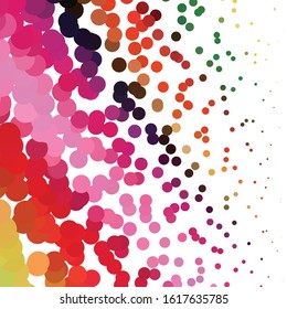 Vintage halftone color texture background. Geometric vector Abstract Texture