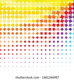 Fondo de textura de color de medio tono vintage. Textura abstracta del vector geométrico