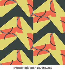 Vintage halftone color texture background. Geometric vector Abstract Texture