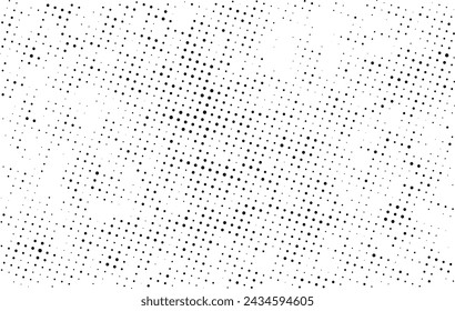 punto de semitono vintage y patrón cuadrado sin costuras, un patrón de semitono blanco y negro con un fondo blanco, un patrón de semitono blanco y negro con puntos con efecto grunge, un punto blanco y negro 