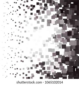 Vintage halftone monochrome dots texture background. Squared vector Abstract Texture
