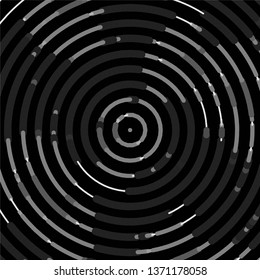 Vintage halftone monochrome geometric texture background. Vector Abstract Texture